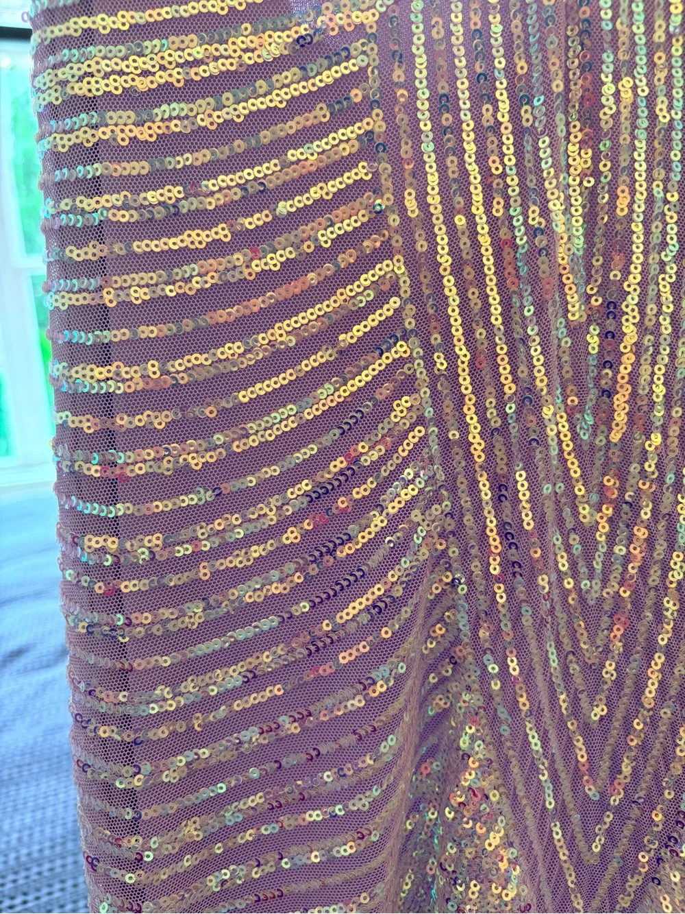 B. Darlin Lavender Sequin Party Dress - Picture 2 of 6